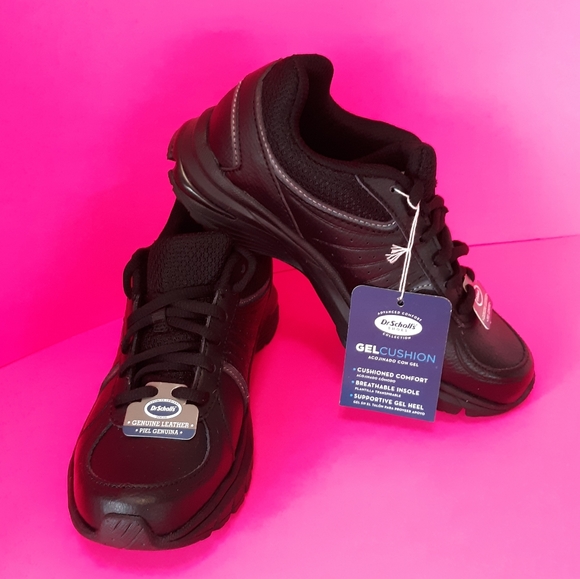 Dr. Scholls Gel Cushion black gym shoes NWT - Picture 2 of 11